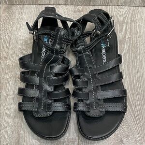 Timberland Earthkeepers Kennebunk Black Leather Strappy Gladiator Sandals 9M